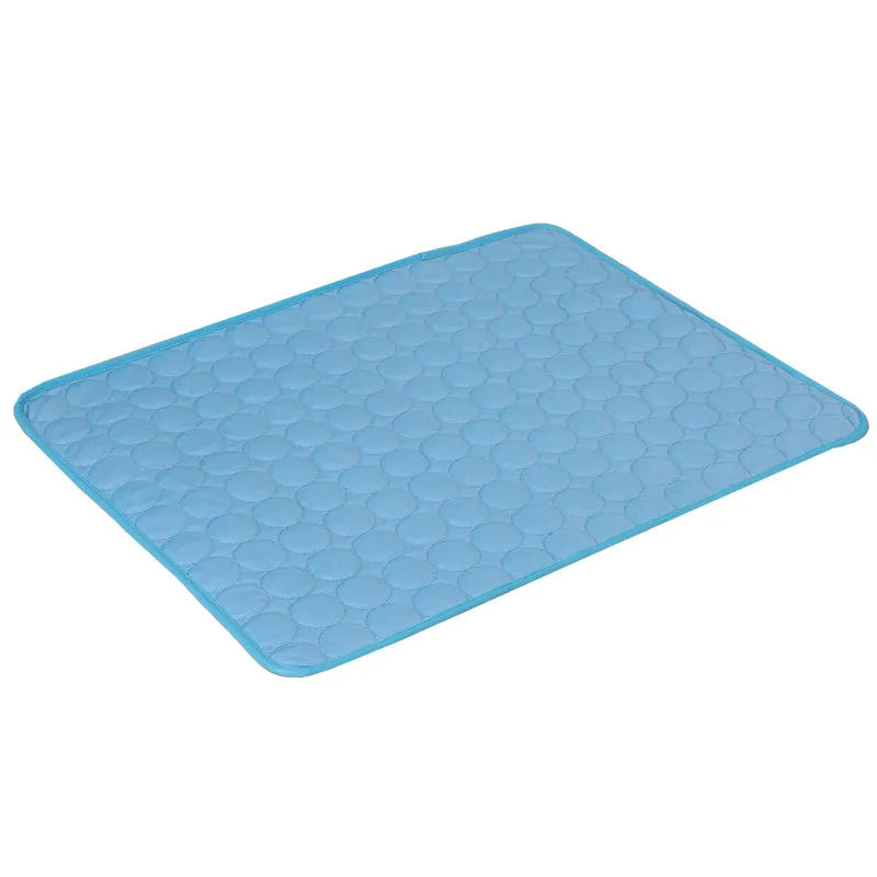 Dog cooling mat with advanced gel technology, a comfortable and effective pet bed for heat relief.