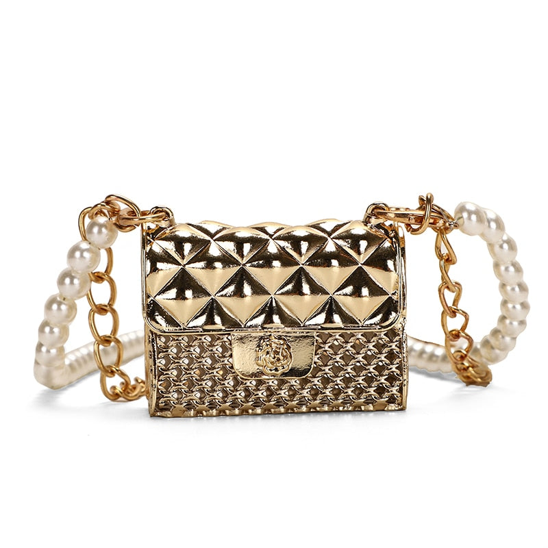 Elegant mini rhinestone purse for women, perfect evening bag. Sparkling fashion clutch with dazzling gems.