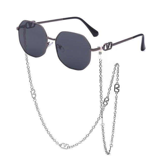 Gradient lens sunglasses offering superior UV400 protection, stylish accessory.