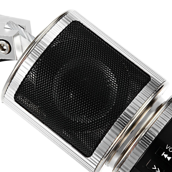 Motorcycle Bluetooth speakers deliver enhanced, clear sound for every ride. Waterproof wireless audio system.