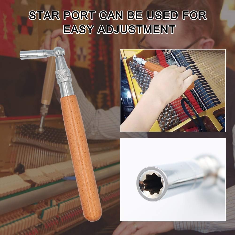 Arvena professional piano tuning kit in a sturdy case, essential piano tools for home studio or professional use.