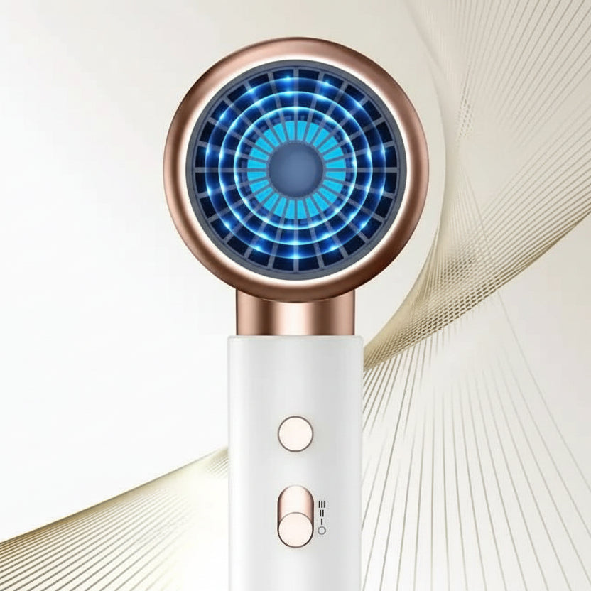 Premium professional hair dryer, 2400W for superior hair styling results and beauty care.