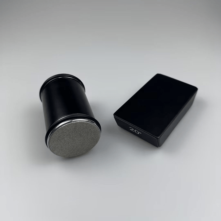 Optimize your kitchen tools with this magnetic guide knife sharpener and diamond/ceramic rollers.