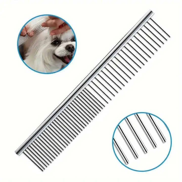 Pet grooming rounded tip scissors in hand, demonstrating comfortable ergonomic grip for pet care