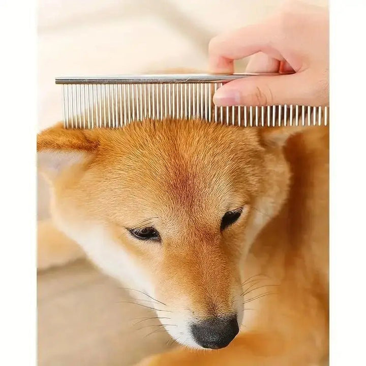 High-quality stainless steel pet grooming straight scissors for precise and safe dog grooming