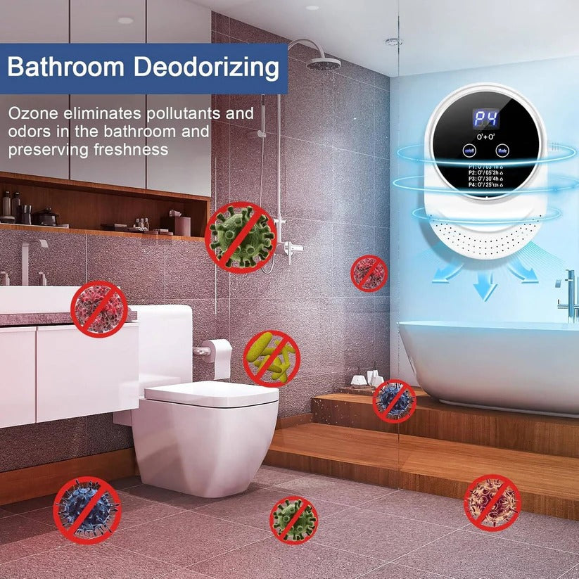 Achieve home freshness with this programmable indoor odor eliminator, perfect for pet smells and clean air.