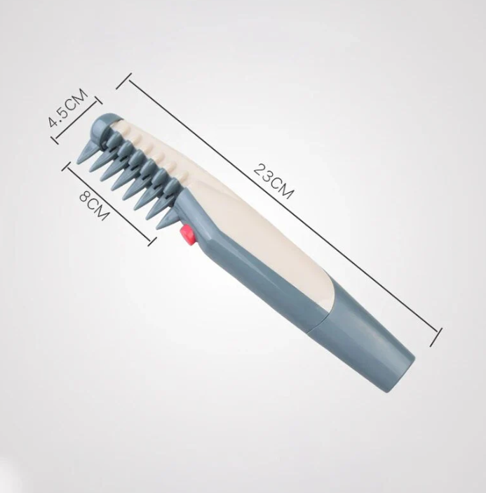 Pet grooming kit featuring the quiet dog and cat hair clipper, brushes, and comb for complete animal care