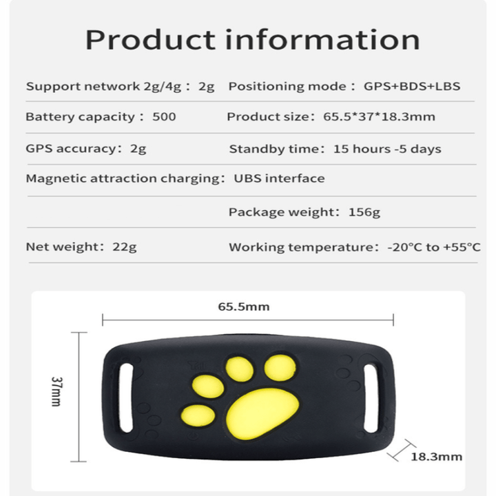 Monitor your cat's location with this real-time GPS tracker. No subscription needed for continuous pet safety.