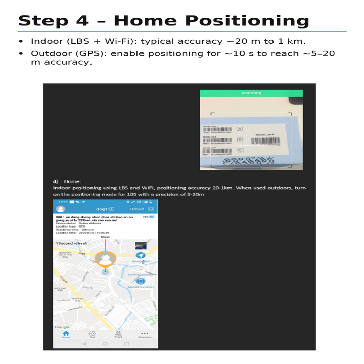 Quick & easy setup cat GPS tracker. Provides real-time location for your pet's safety, no hidden fees.