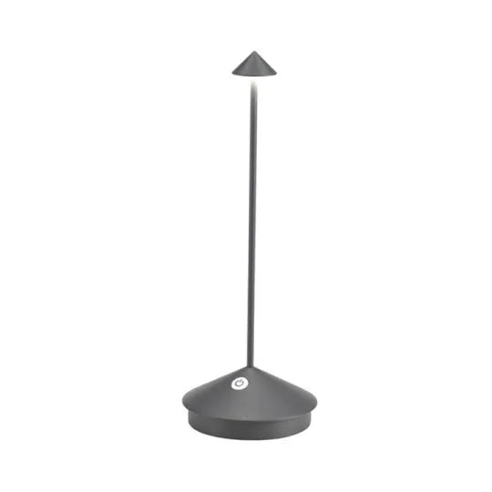 Indoor/outdoor cordless LED table lamp, rechargeable, creates perfect mood & accent.