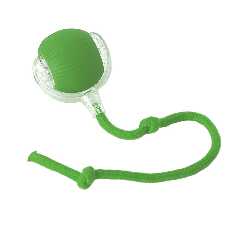 Rechargeable interactive dog ball, ideal for indoor or outdoor active play. Automatic pet toy.