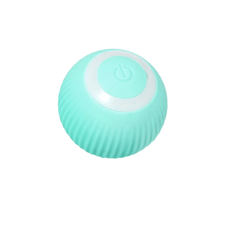 Automatic rechargeable interactive dog ball in action, providing endless fun & exercise for active pups.