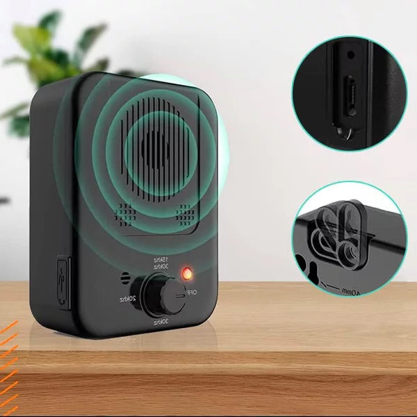 Pet supplies: rechargeable ultrasonic dog bark deterrent, effective for humane bark control