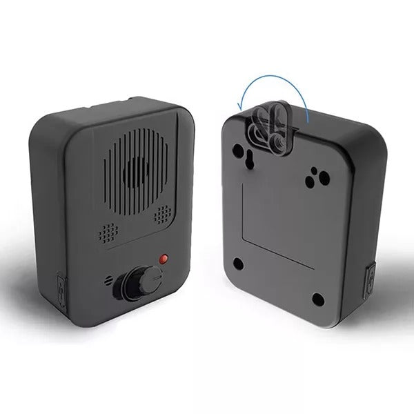 Humane pet deterrent: ultrasonic dog bark control device, adjustable and rechargeable for owners