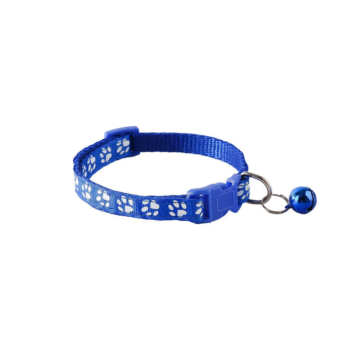 Green colorful pet bowtie collar with a jingling bell, perfect adjustable accessory for small pets.