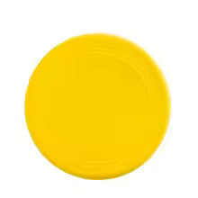 Black dog frisbee made for pets, lying on a patio, ready for active outdoor play.