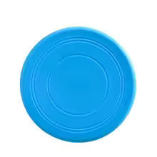 Purple durable dog frisbee with a textured grip, designed for active pet fetch play.