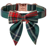 Green chequered dovetail butter