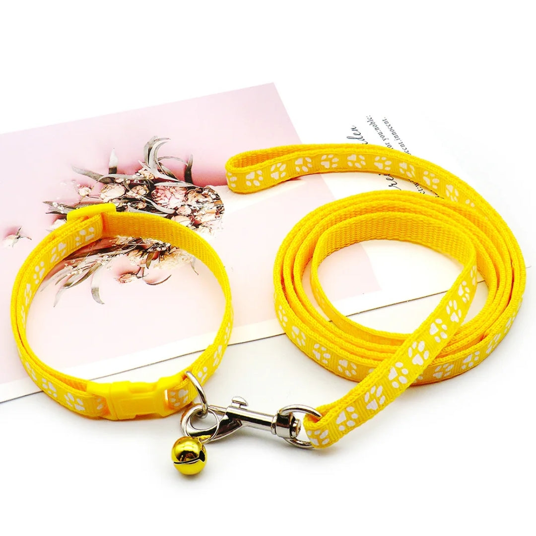 Green nylon soft-grip leash on a white background, highlighting its vibrant color.