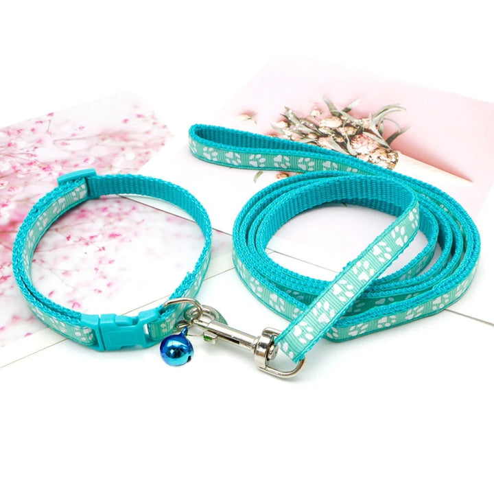 Pink soft-grip nylon leash, a colorful and durable walking accessory for small dogs.