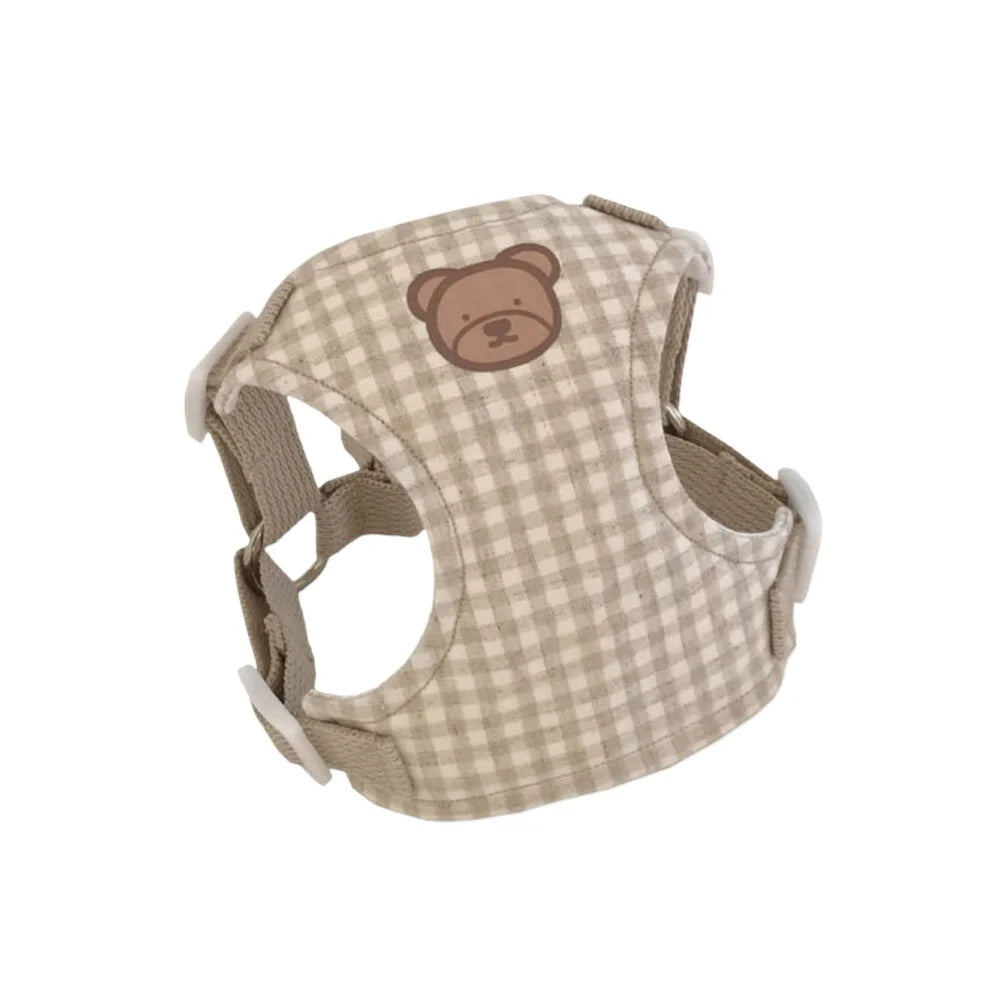 Durable pet walking harness & leash combo, featuring a stylish pattern for dog owners