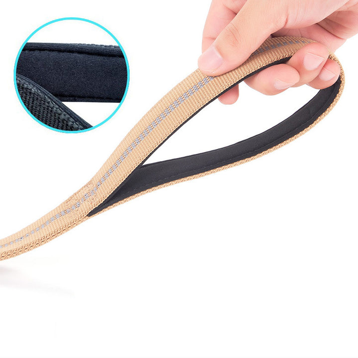 High-quality reflective bungee dog leash, a durable pet supply for active and safe outdoor use.