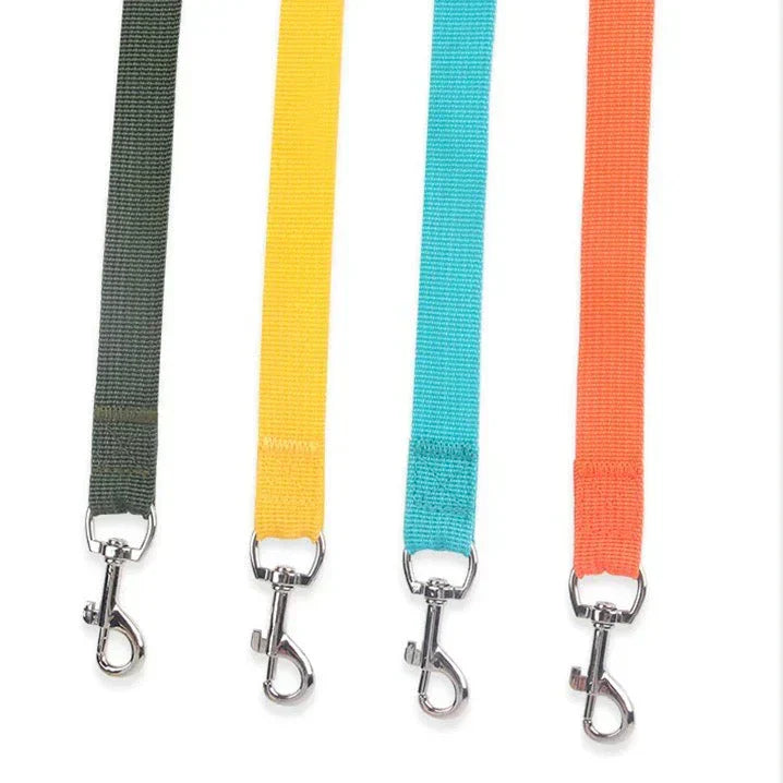 Reflective pet gear: Small dog harness and leash combo in a vibrant, easy-to-spot color