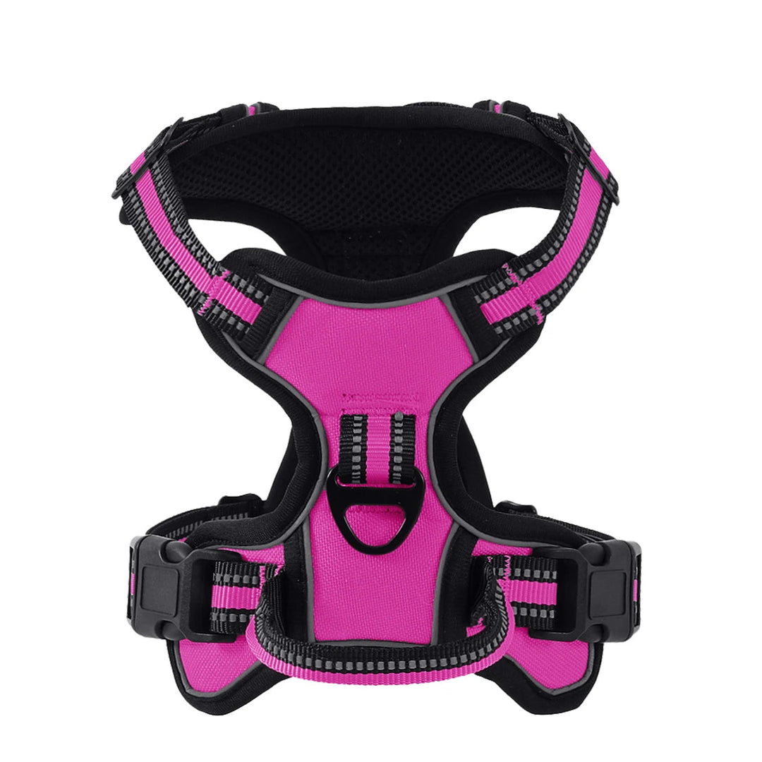Unisex reflective dog harness, a versatile pet accessory for enhanced safety and comfortable walks