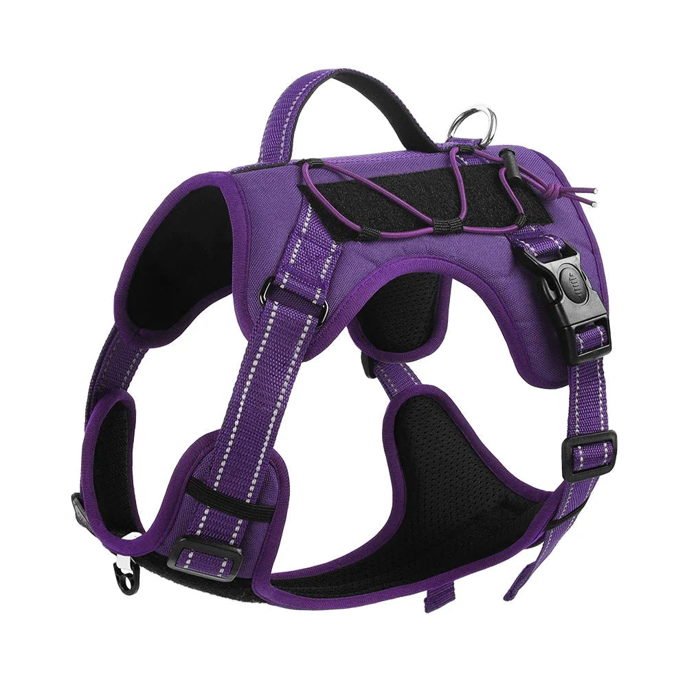 Pet accessory: comfortable, adjustable no-pull dog harness for all breeds