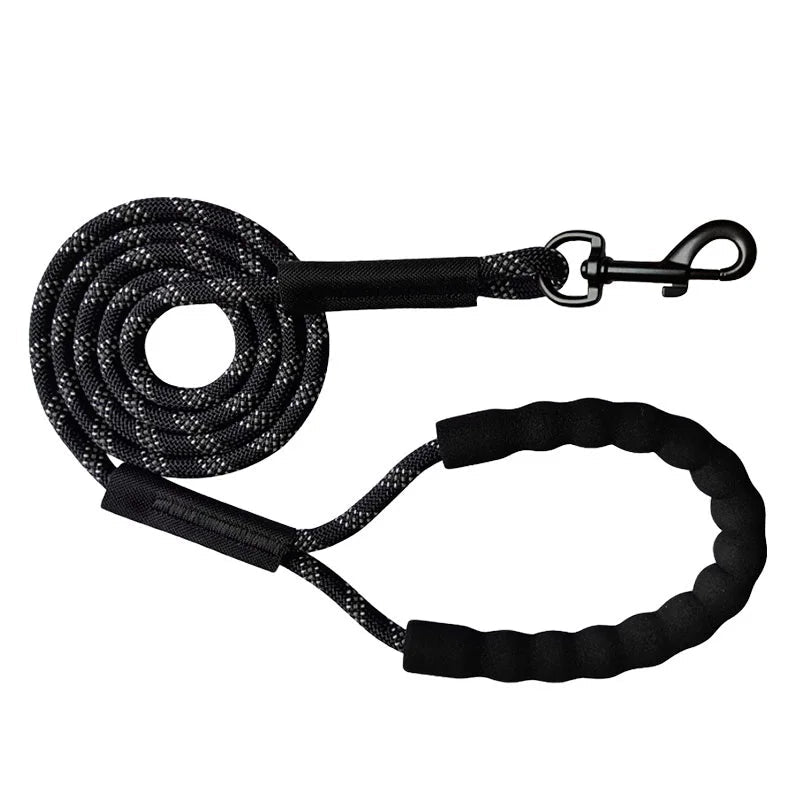 Pet supplies: Reflective nylon dog leash, 6 feet, ideal for night walks and dog safety training