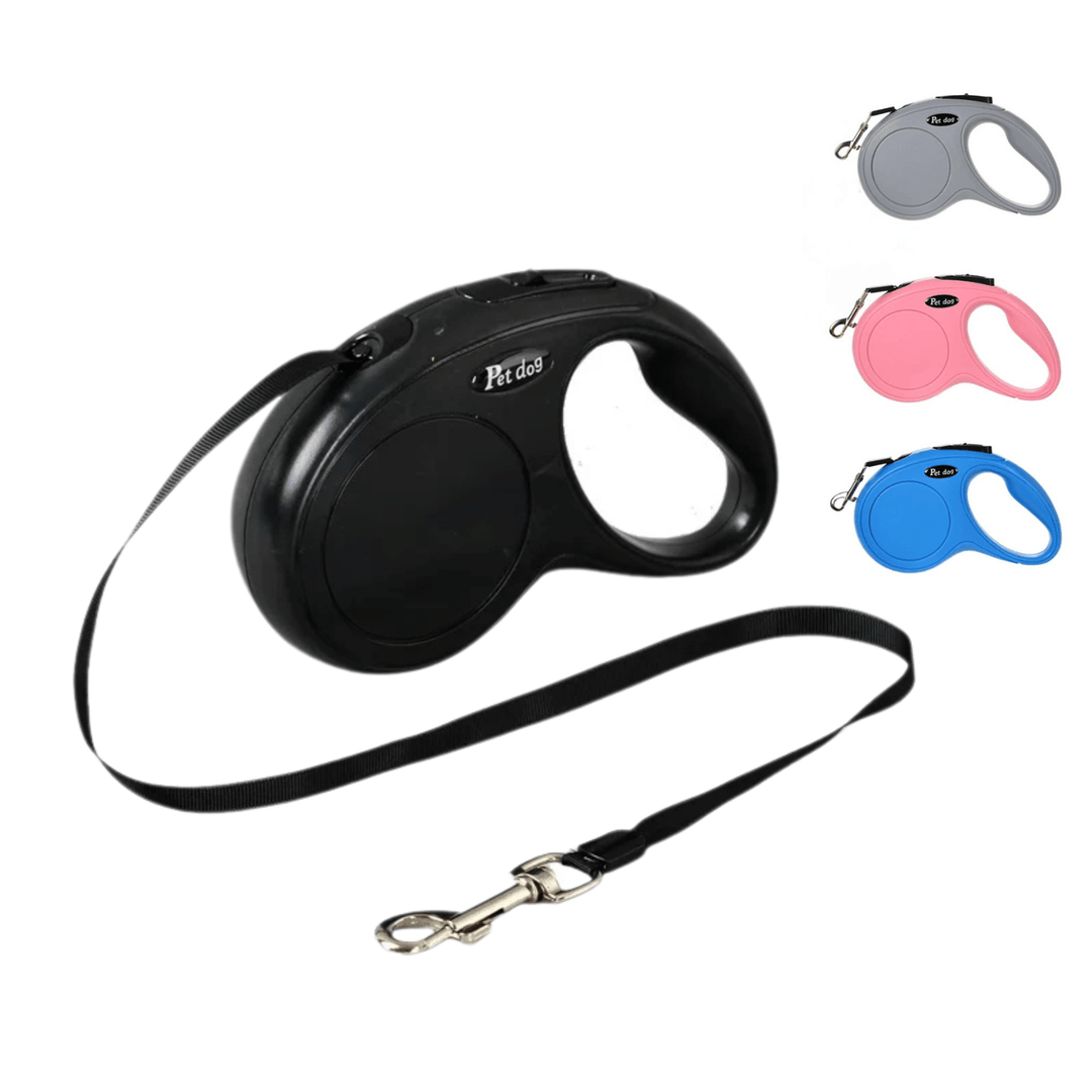 Medium dog retractable leash with comfort grip, anti-tangle, perfect for daily walks