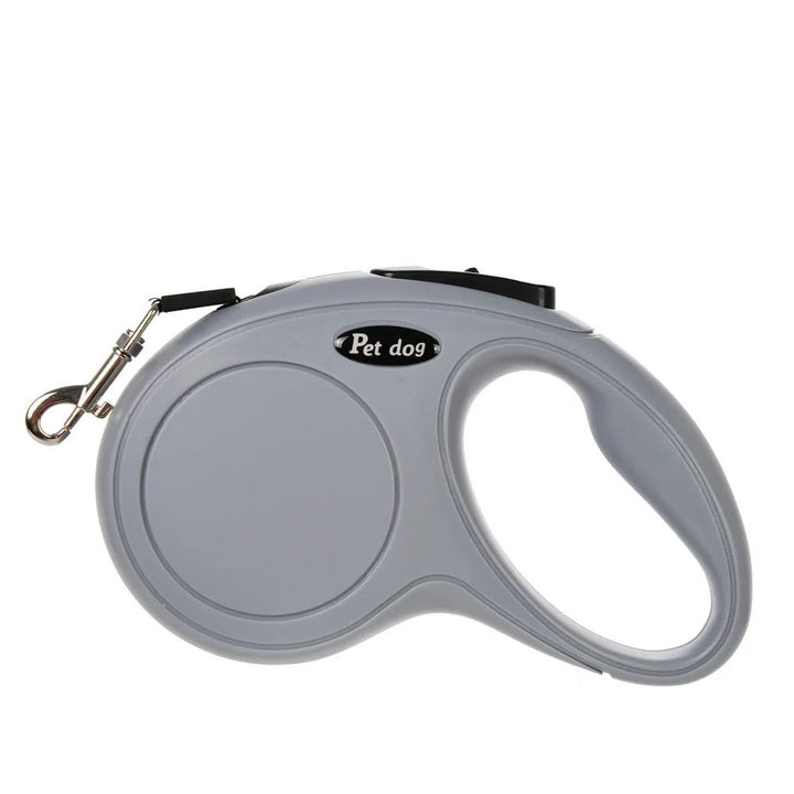 Pet walking retractable leash, blue, 16ft, suitable for small to medium dogs up to 45 lbs