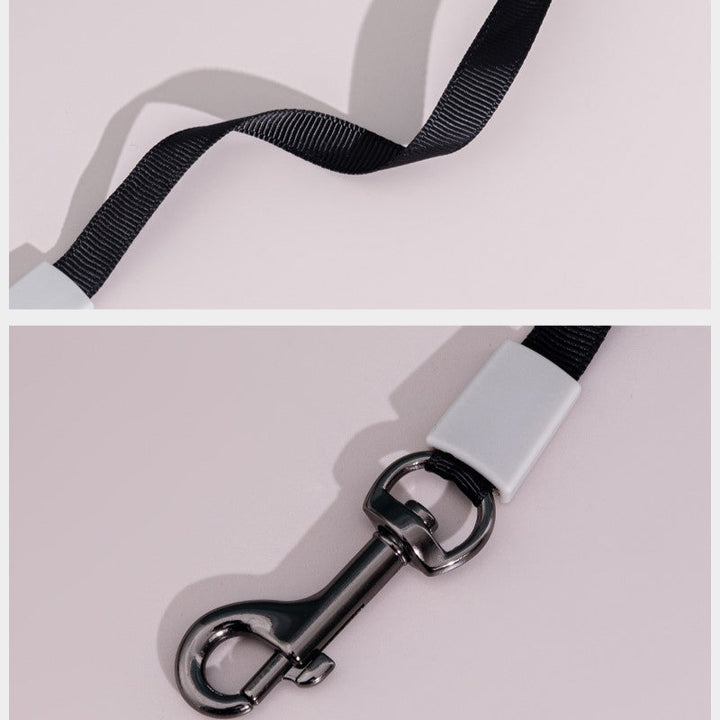 Ergonomic retractable dog leash, tangle-free design for active pet gear