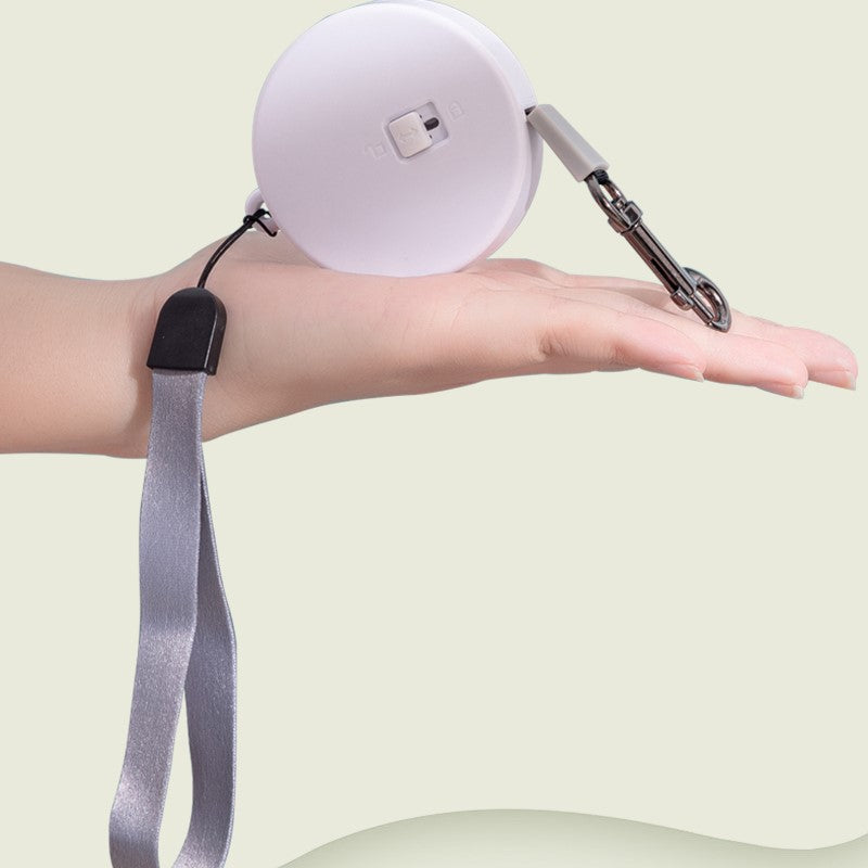 Tangle-free retractable dog leash, pet accessory for outdoor adventures