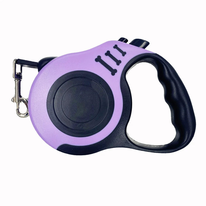 Retractable dog leash with an ergonomic handle for comfortable outdoor walking gear