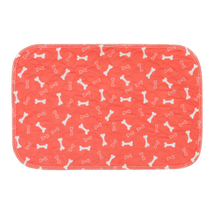 Portable pet training pad for dogs, gray and foldable, perfect for home or travel use.