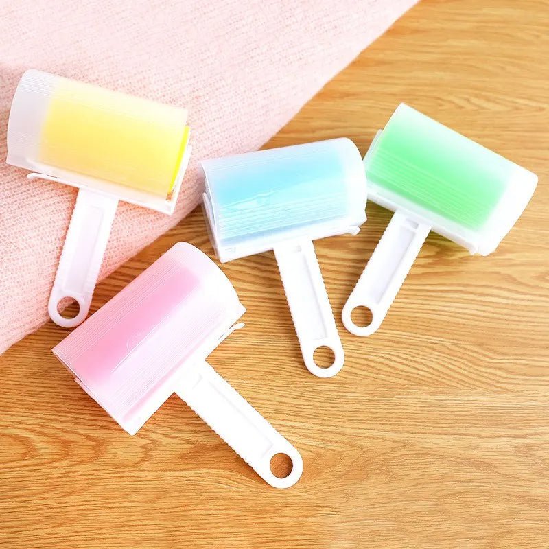 Eco-friendly pet hair remover lint roller, washable for repeated use & effective cleaning.