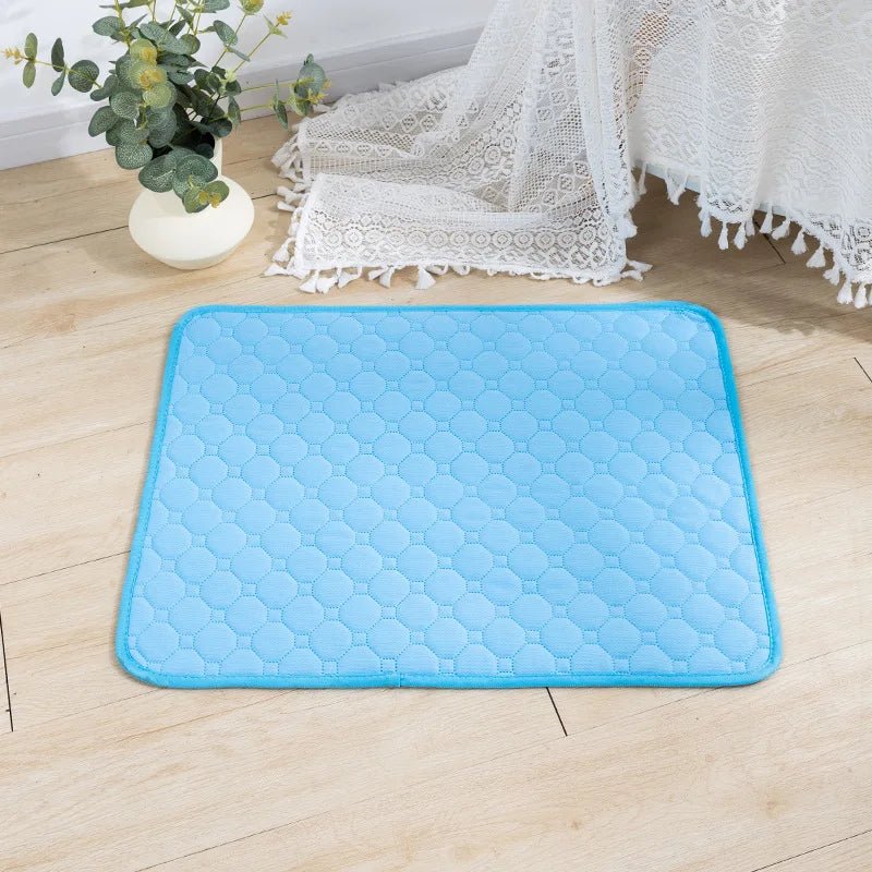 Stylish grey reusable dog training mat, an effective solution for pet messes