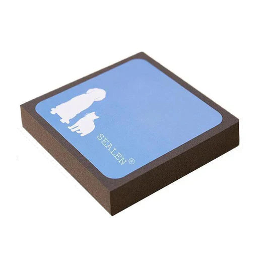 Compact pet hair and lint remover sponge, essential pet supply for a hair-free home and car
