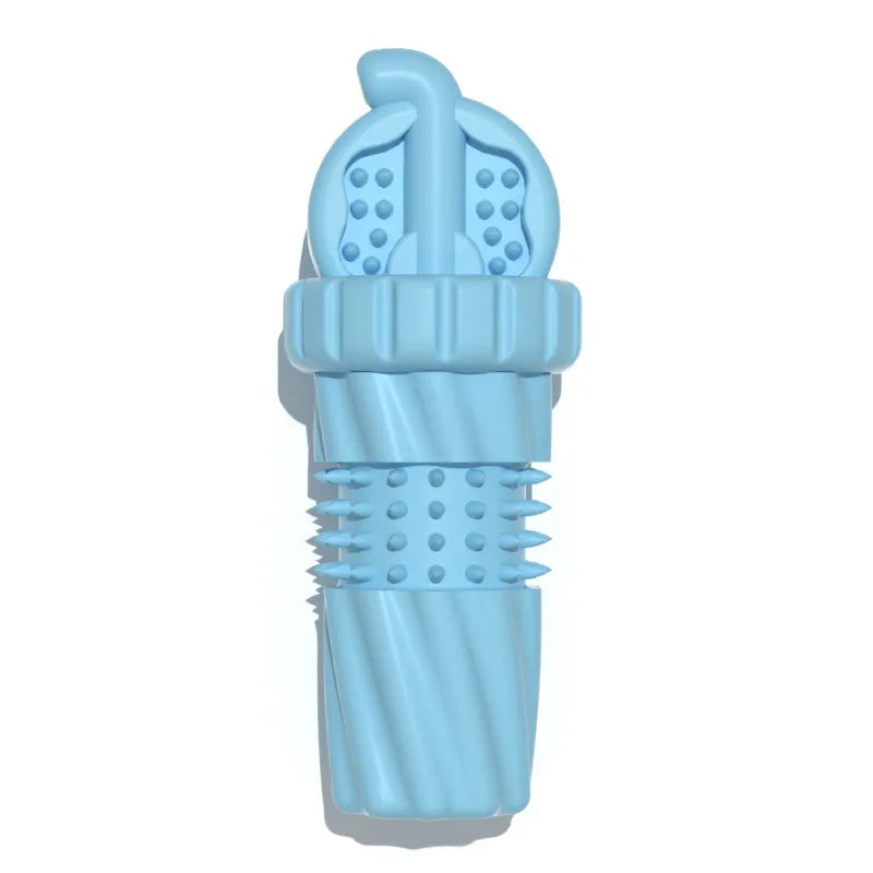 Silicone finger toothbrush for puppy care, an essential dog toy for oral health