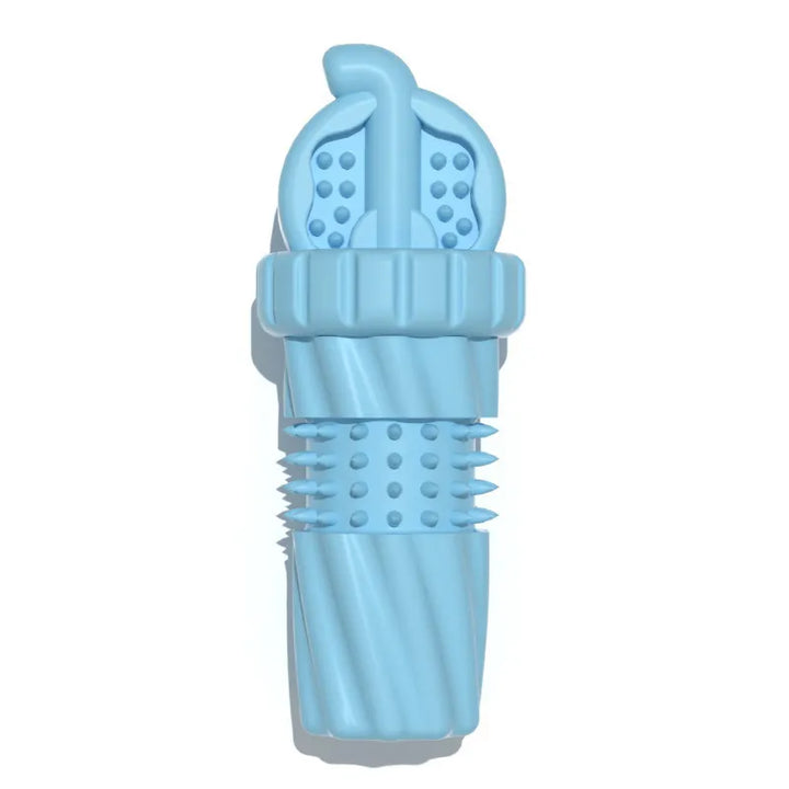 Silicone finger toothbrush for puppy care, an essential dog toy for oral health