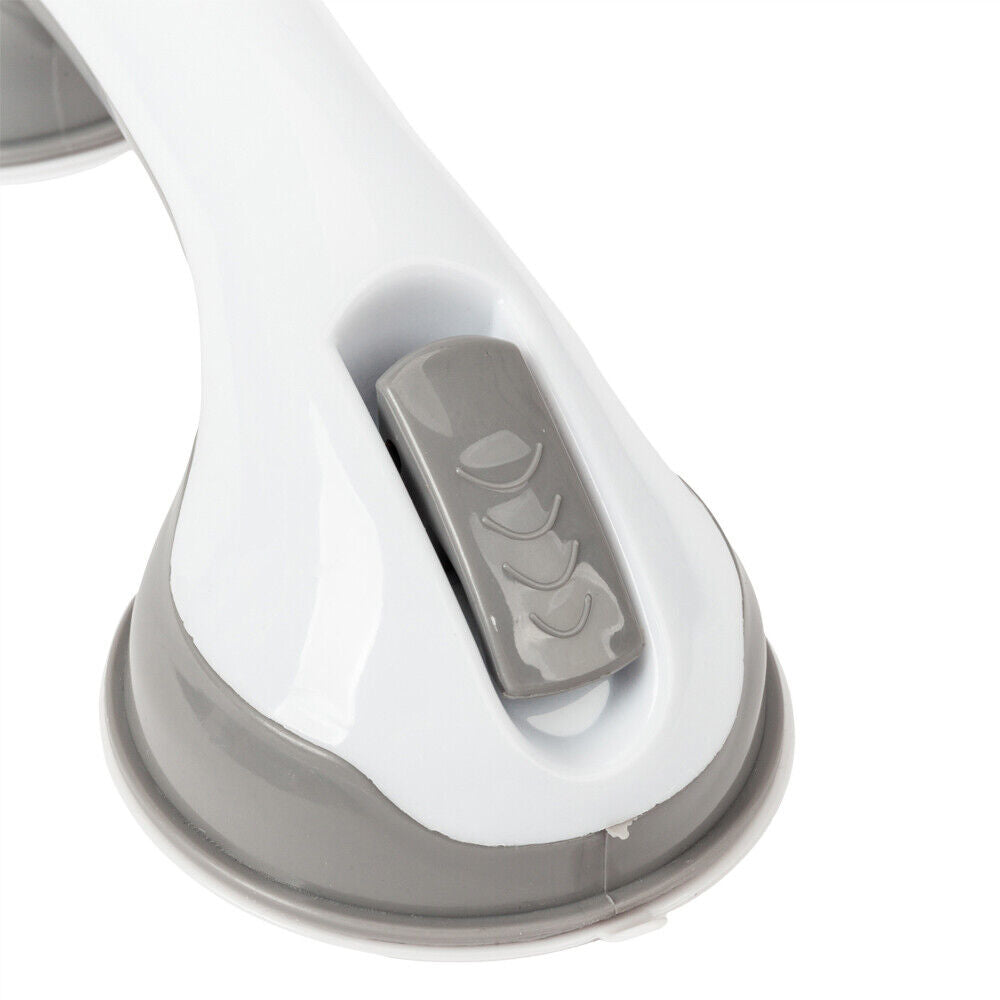 Bathroom safety grab bar with suction cups for shower support. Ideal mobility aid for home & elderly.