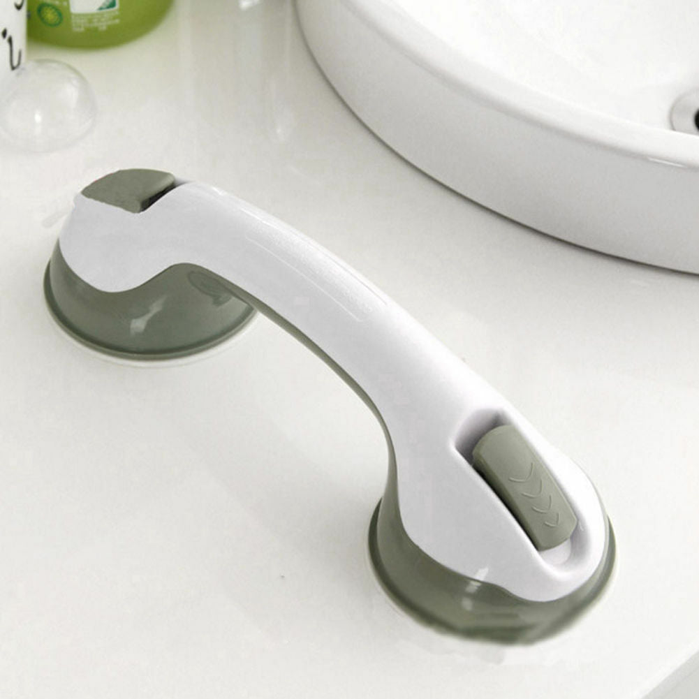Elderly aid suction grab bar for shower & bath safety. Offers reliable handicap support & mobility in bathrooms.
