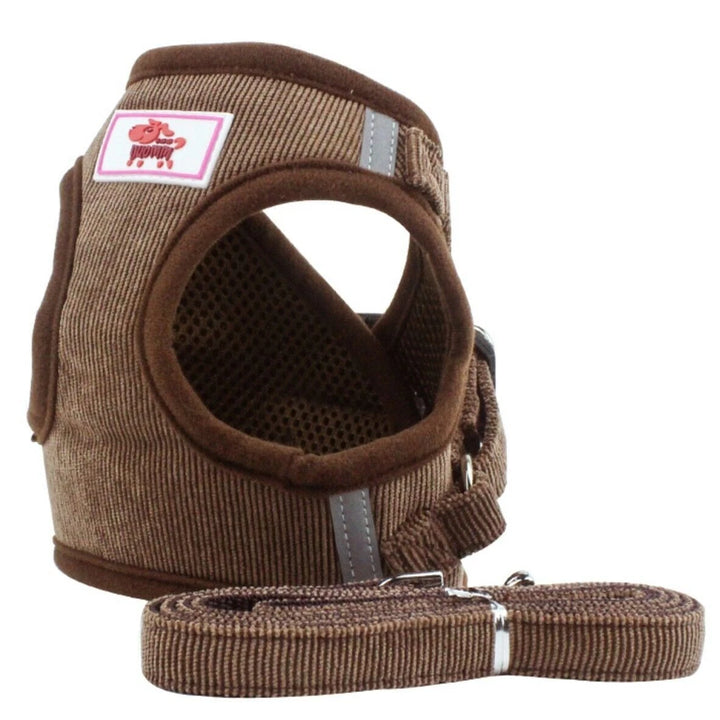 Velvet Reflective Dog Harness for Comfort
