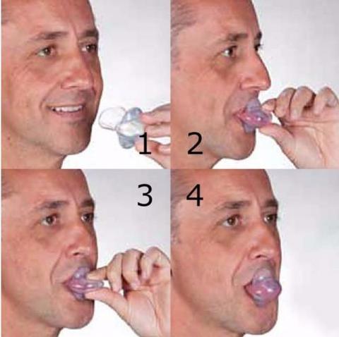 Unisex anti-snore device, a sleep aid for tongue stabilization, ensuring quiet, restful sleep for adults.