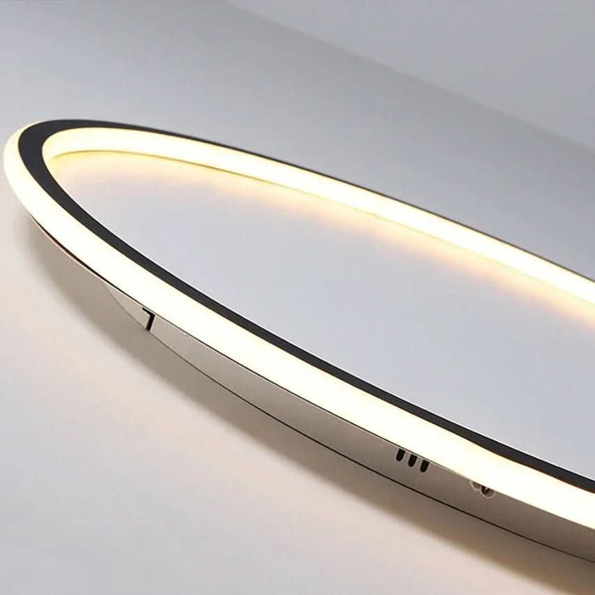 Minimalist dimmable LED ceiling light, Scandinavian style for contemporary interiors.