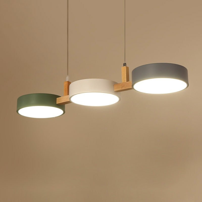 Contemporary LED pendant lamp with adjustable warm glow, perfect for creating desired ambiance. Home decor.
