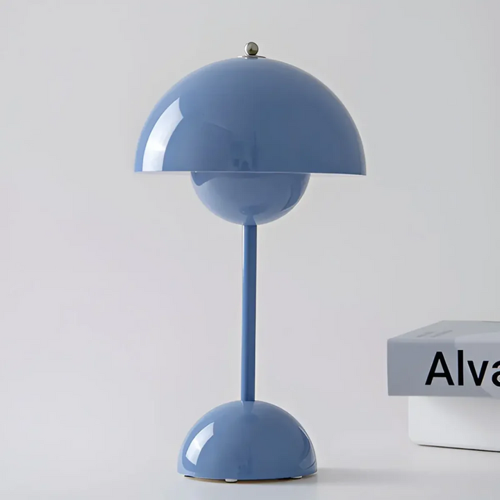 Elegant Scandinavian wireless table lamp with adjustable mood lighting, perfect for contemporary homes.
