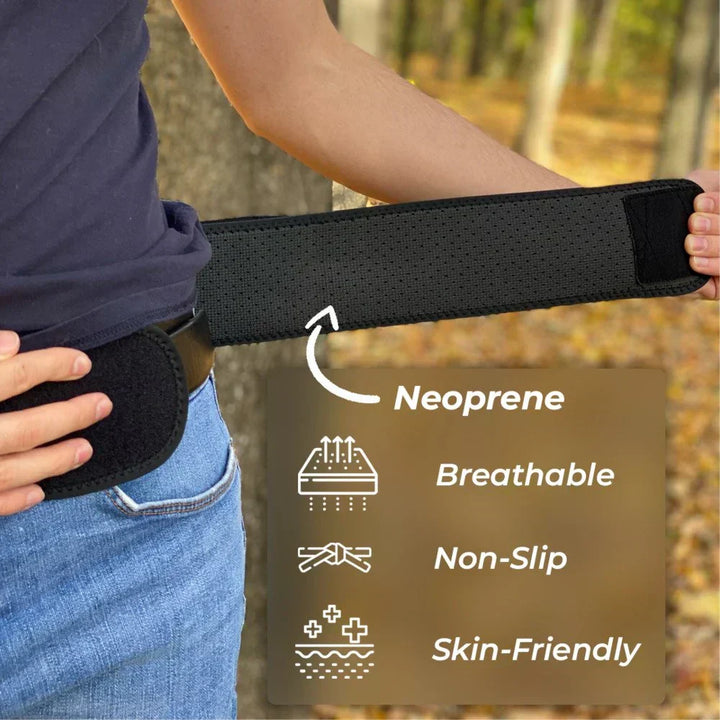 Lightweight Compression Belt for managing sciatica & general back pain.