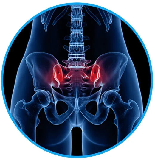 Advanced Sciatica Relief Belt promotes spinal support & pain management.